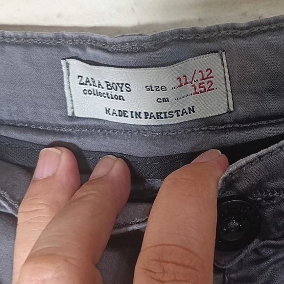 Zara Men's Slate Cargo Pants - Picture 7 of 10